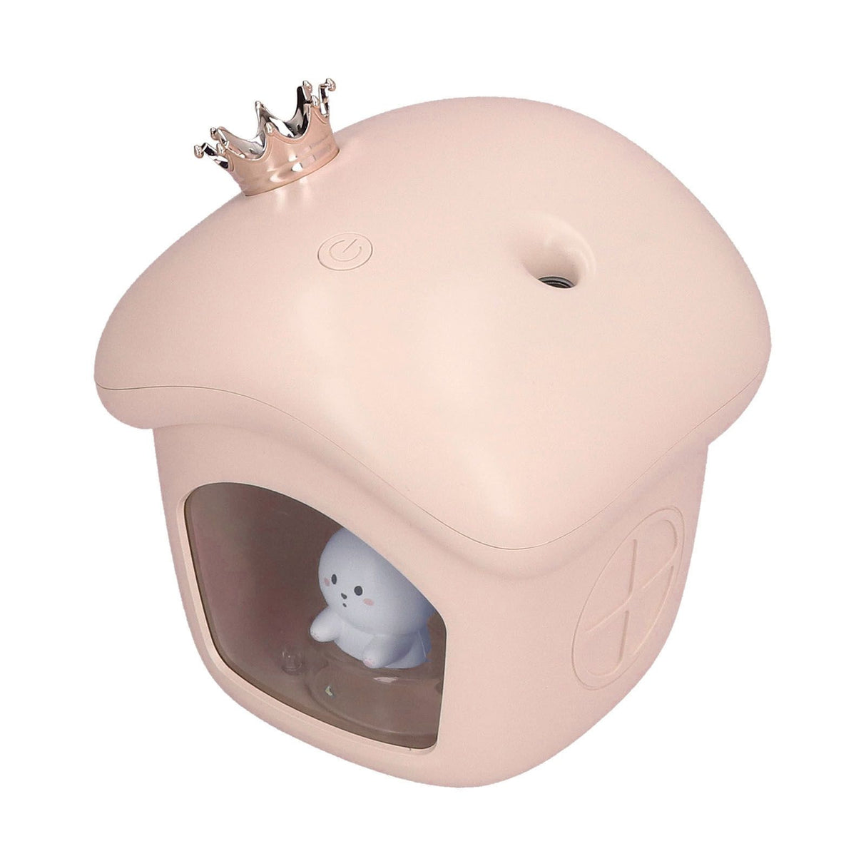 Air Humidifier USB Charging 2 Gears Smart Portable Desk Humidifier with 350ml Visible Water TankPink