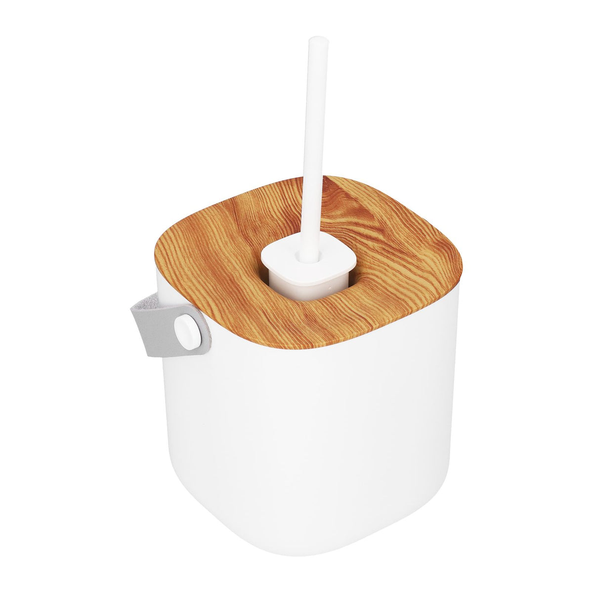 600ml Portable Humidifier USB Charging Nanometer Atomizing Desktop Humidifier Wood Grain 30ml/h