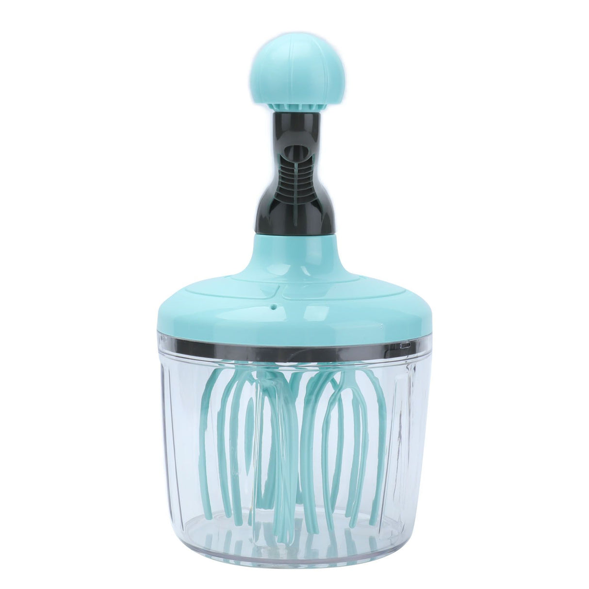 Hand Mixer PP Handheld Egg Beater with Detachable Handle Cream Whisk Convenient and Non Slip Light Green for Kitchen