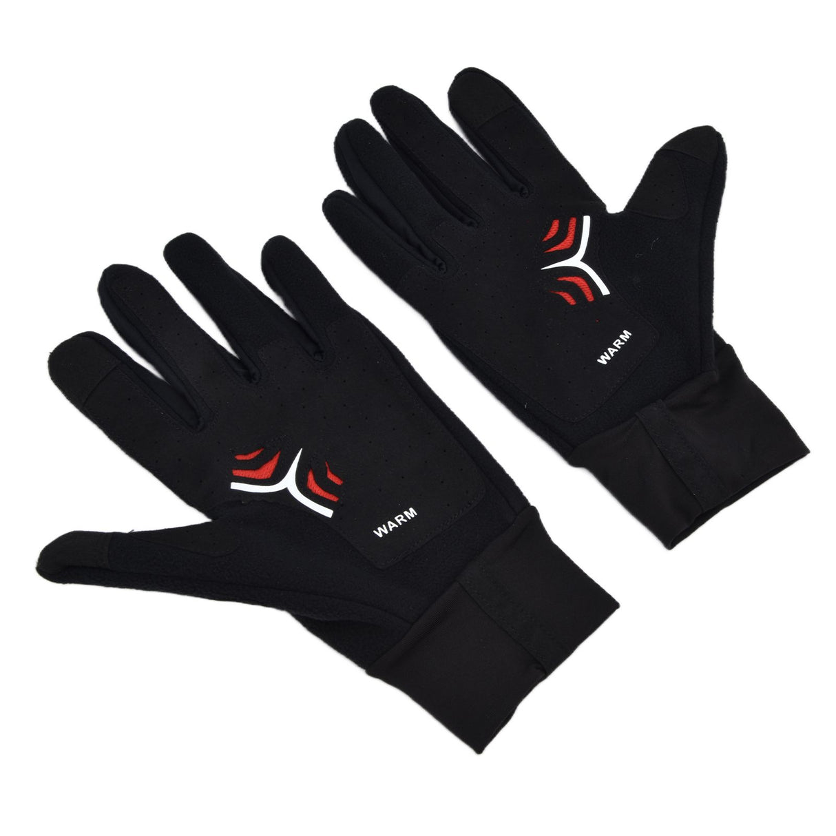 Cycling Gloves Touch Sensitive Waterproof Black Non Slip Windproof Gloves for Outdoor Cycling TravelM
