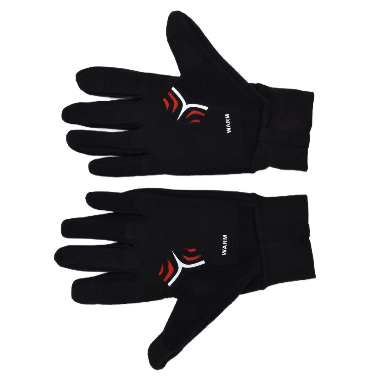 Cycling Gloves Touch Sensitive Waterproof Black Non Slip Windproof Gloves for Outdoor Cycling TravelM