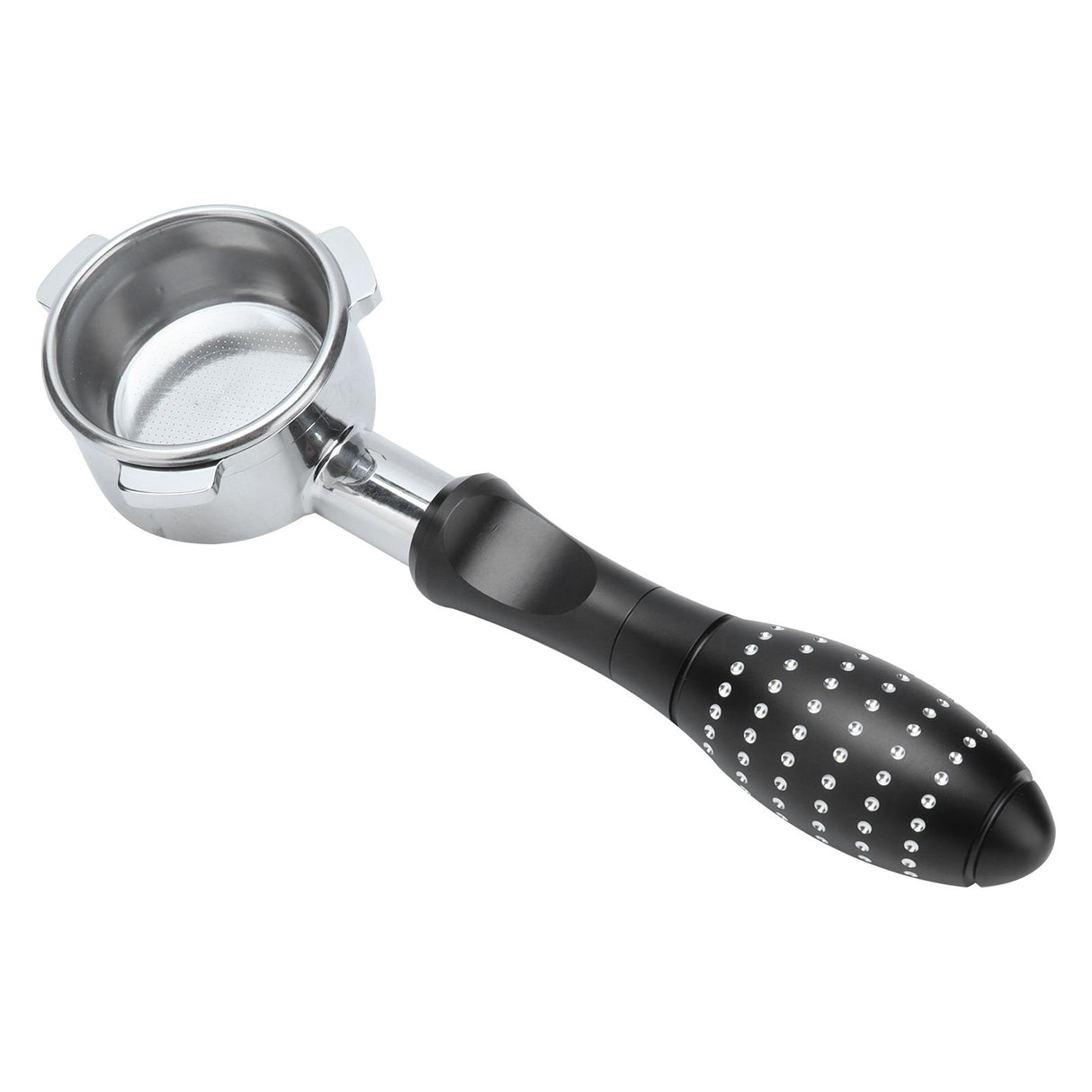 Bottomless Portafilter Frosted Texture Fine Filter Bowl Food Grade Material Comfortable 54mm Coffee Handle Bottomless