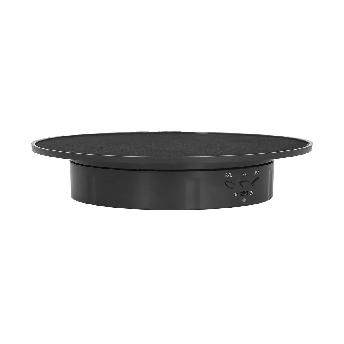 200mm Motorized Rotating Display Stand Bracket 3 Speed Adjustable USB Powered Jewelry Electric Rotating TurntableBlack