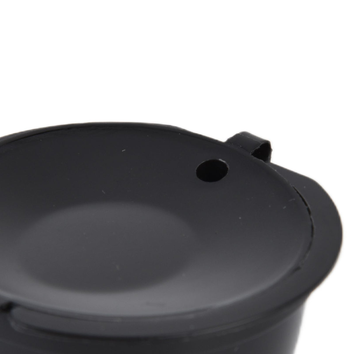 5Pcs 50ml Coffee Capsule Reusable Coffee Filter Cup with Spoon for DOLCE GUSTO Coffee MachineBlack