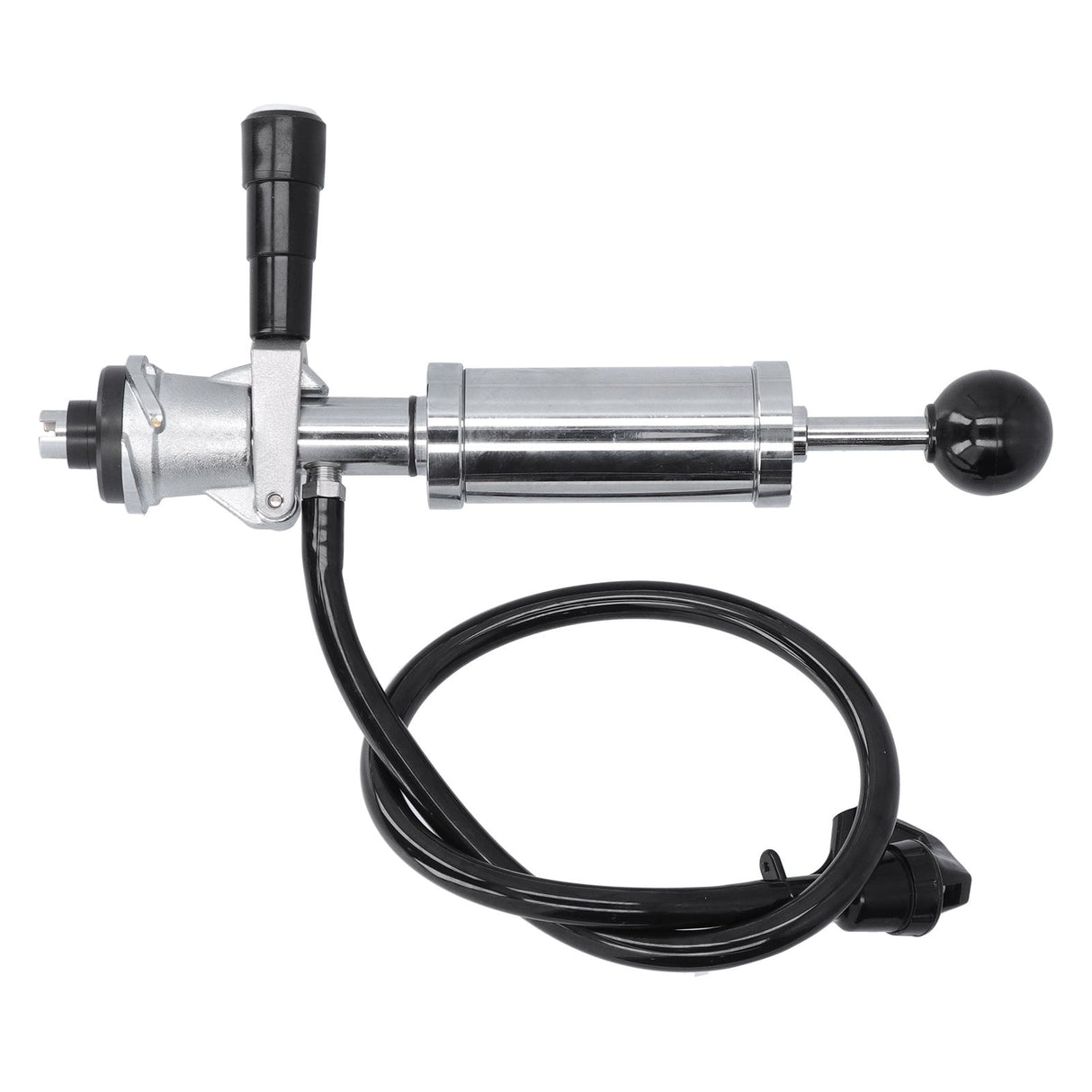 Beer Keg Party Pump with Tap Hose Stainless Steel Home Brewing Accessory for American S System Kegs
