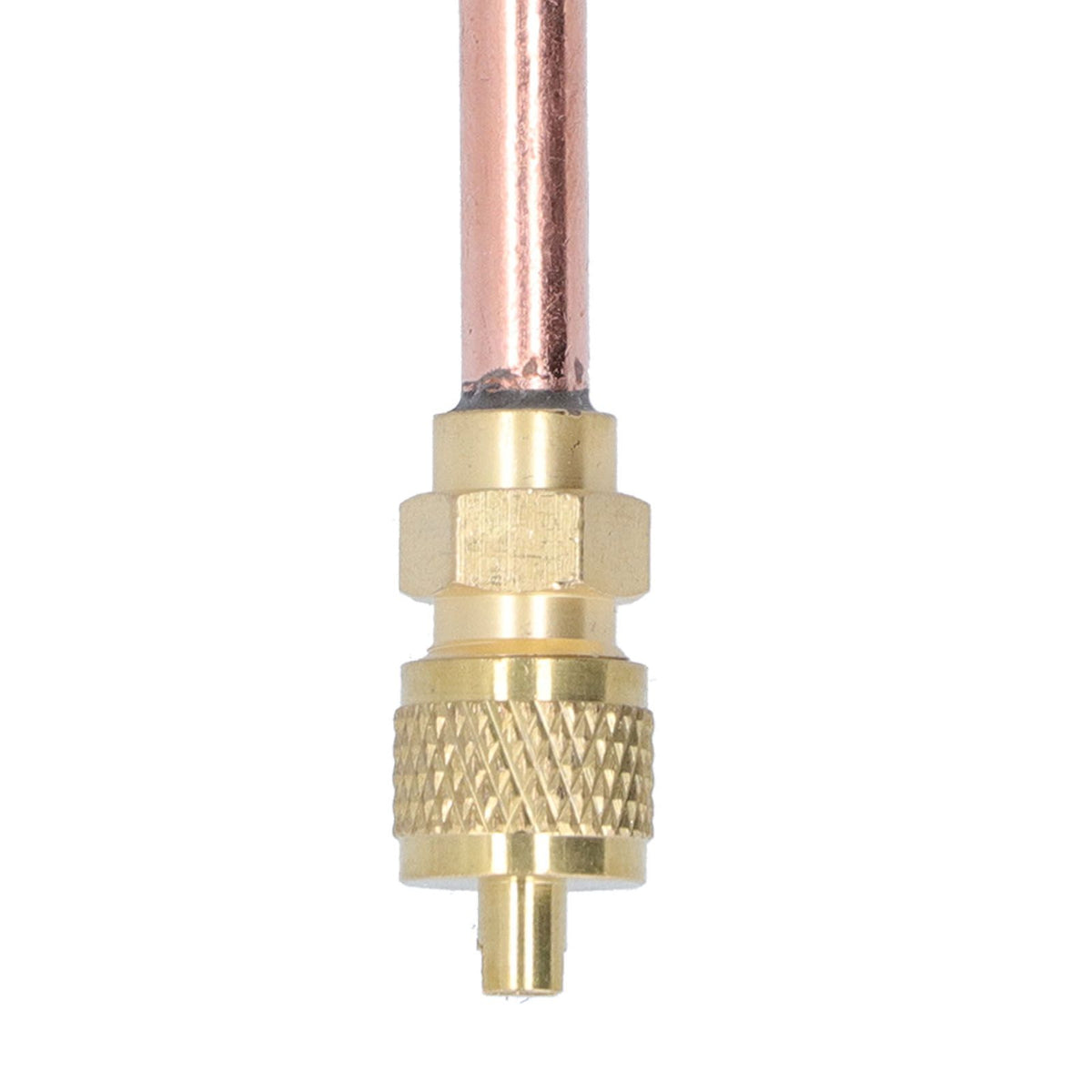 10Pcs 1/4SAE HVAC Filling Access Valves Air Conditioner Brass Check Valve for R22 R12 R134