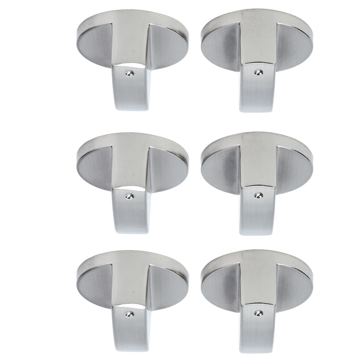 6Pcs 8mm Rotate Knob Zinc Alloy Control Knob Replacement for Kitchen Range Gas Stove Microwave Oven0°