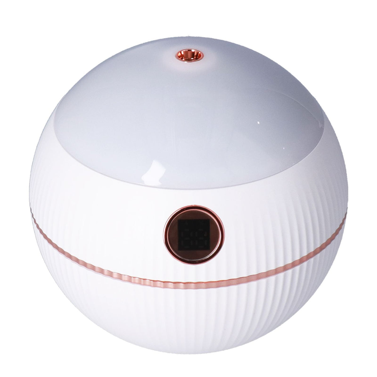 550ML Spherical Humidifier Mini Portable Star Projection Humidifier for Home Bedroom USB ChargingWhite