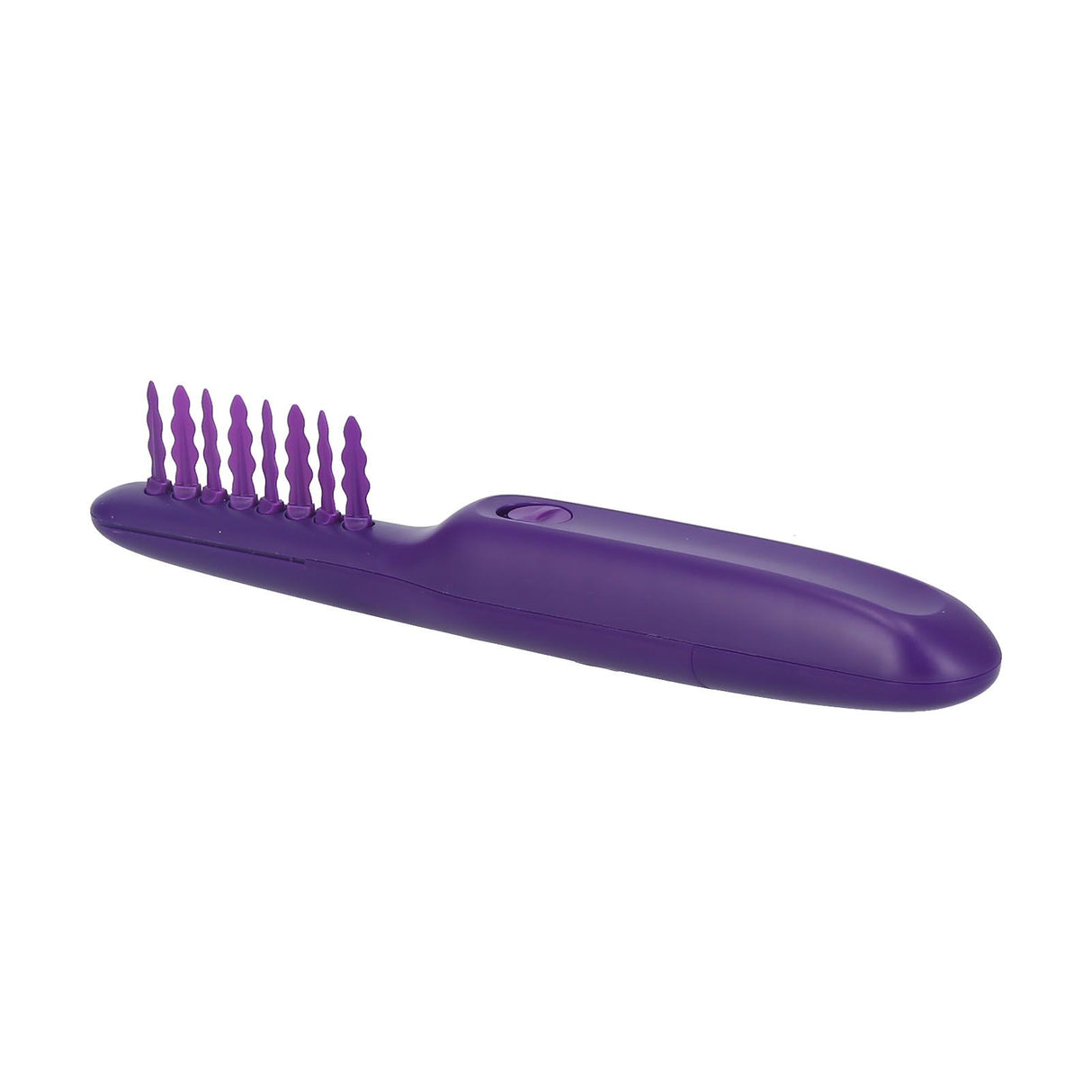 Detangling Brush Purple Anti Knotting Portable Rotatable Wet Dry Dual Use Detangler Comb for Home