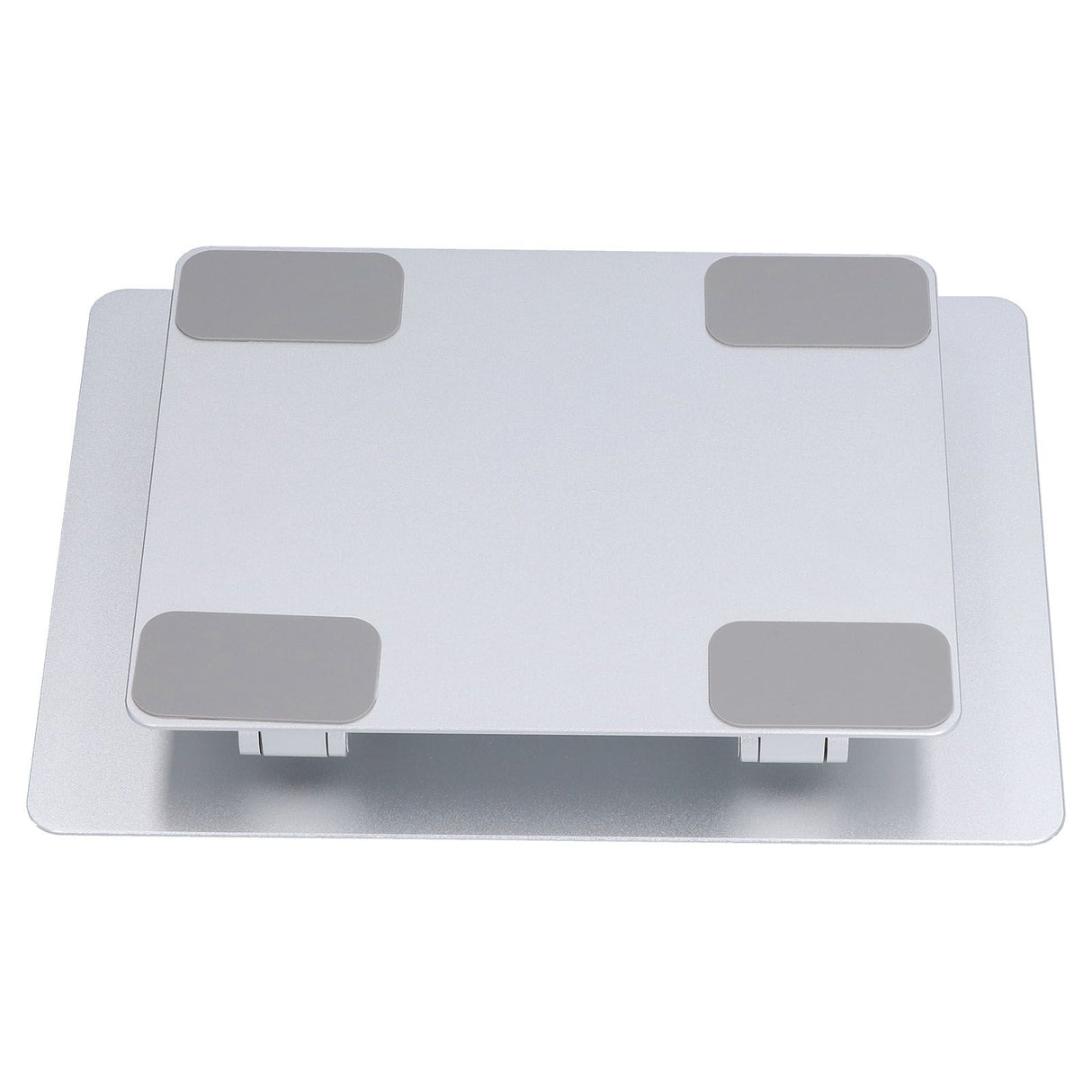 Laptop Stand Collapsible Aluminium Alloy Computer Riser Stand Silver Notebook Support Cooling Holder for Laptop Within 18in