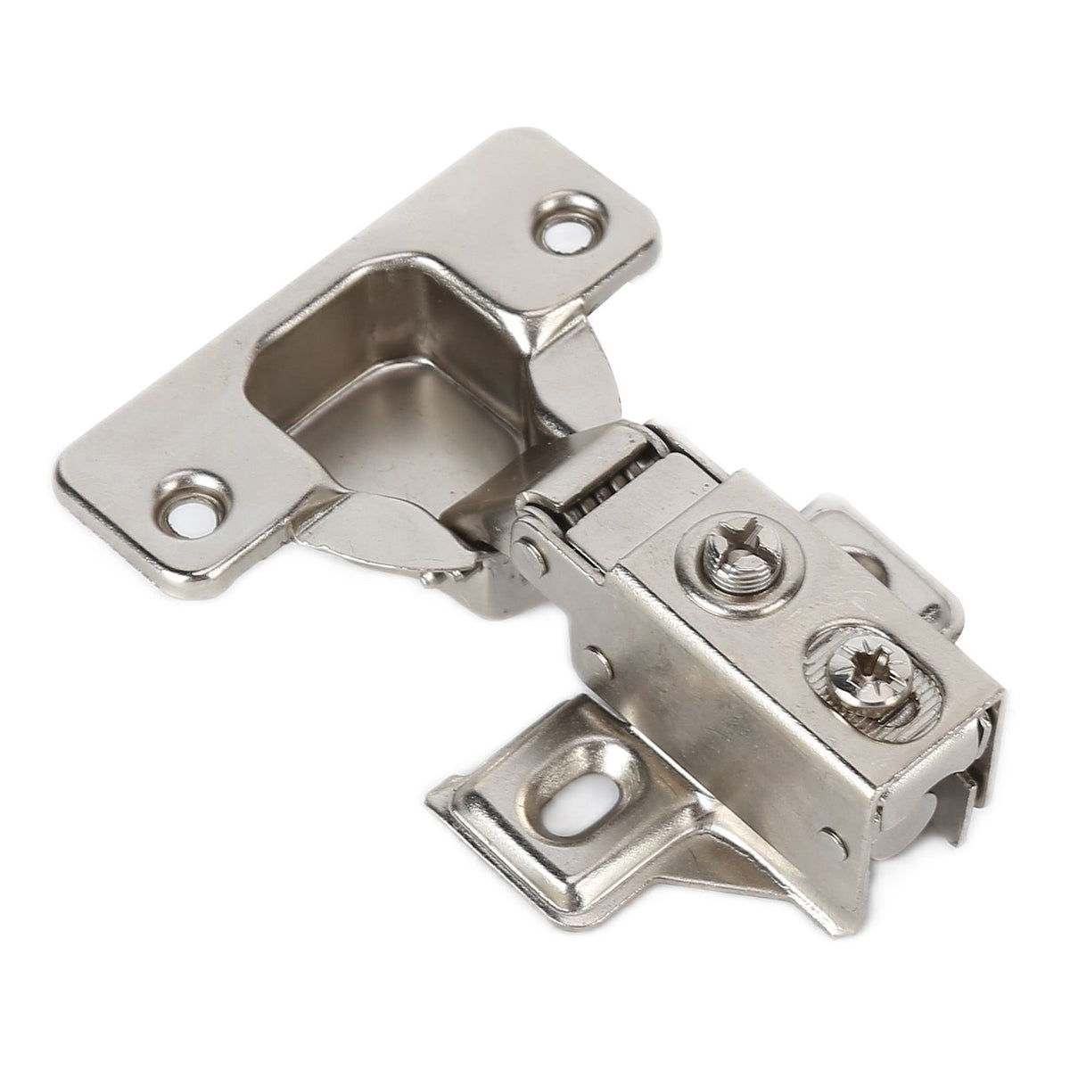 35mm Cabinet Hinge ShortArm Hydraulic FullOverlay Corner Hinge with Narrow Side Panels for Home