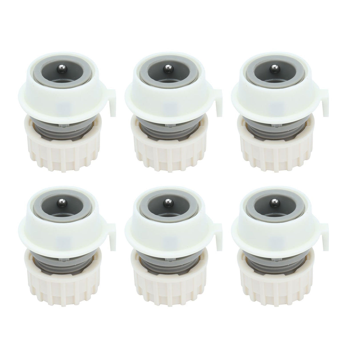 8Pcs Lock Type Faucet Quick Connector G1/2 Hose Faucet Coupling Adapter Fittings for Washing Machine