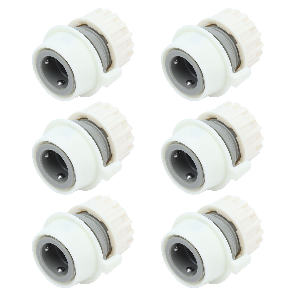 8Pcs Lock Type Faucet Quick Connector G1/2 Hose Faucet Coupling Adapter Fittings for Washing Machine