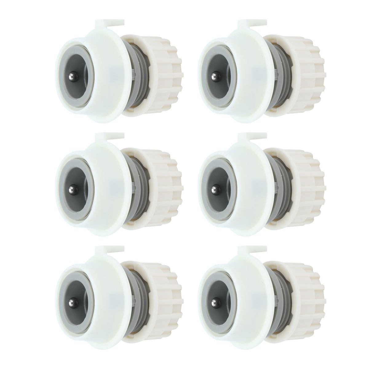 8Pcs Lock Type Faucet Quick Connector G1/2 Hose Faucet Coupling Adapter Fittings for Washing Machine