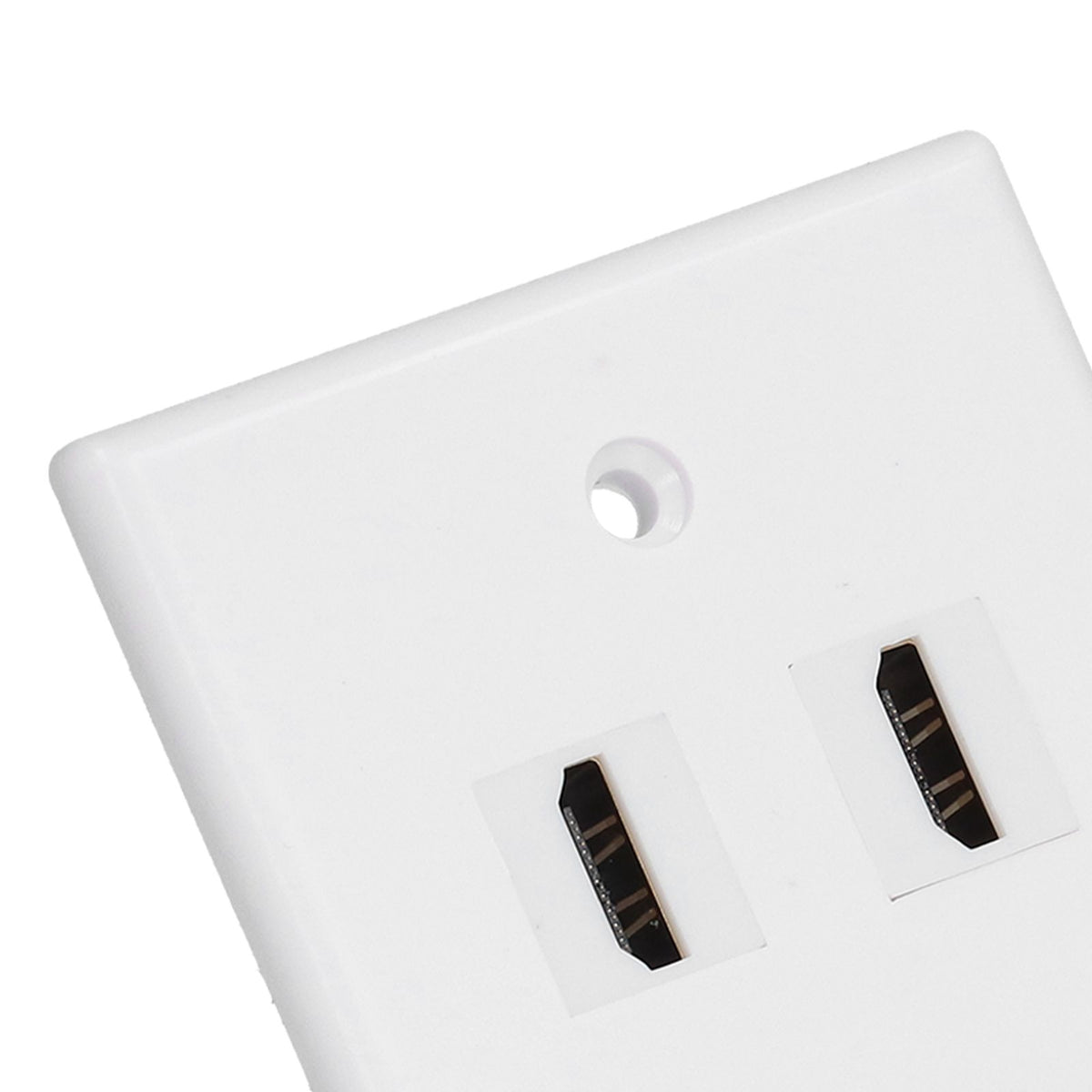 4 HD Multimedia Interface Wall Plate US Standard ABS Outlet Panel for AV Receiver Home Theater System