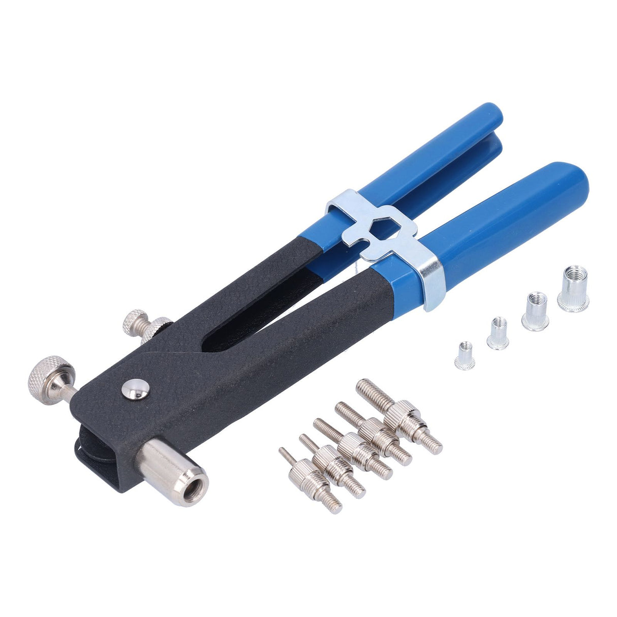 Rivet Gun Kit Portable Save Effort High Hardness Stainless Steel Manual Riveting Tool