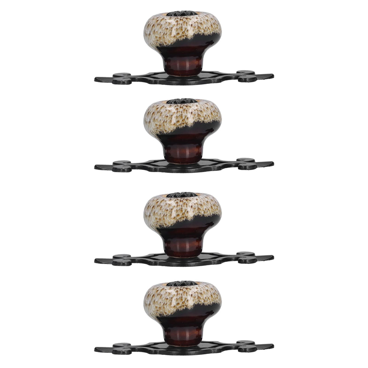 4 Sets Furniture Handle Zinc Alloy Cabinet Door Drawer Handle Exquisite Furniture AccessoriesWhite