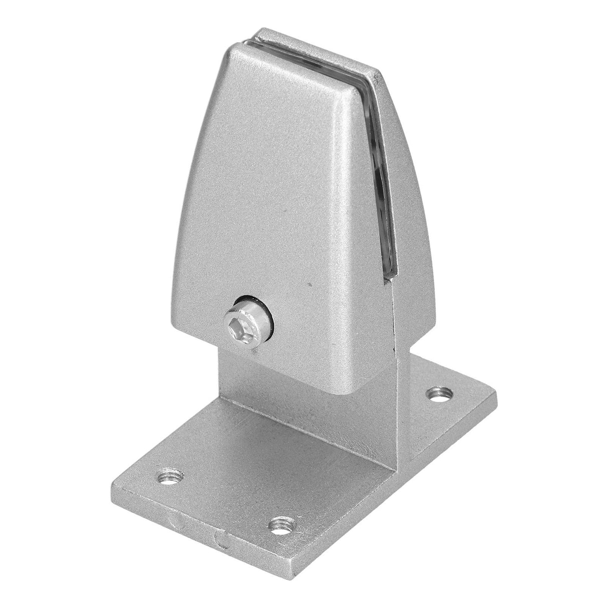 4pcs Desk Screen Baffle Clamp T Type Aluminum Alloy Silver Desktop Partition Bracket Holder for Office Classroom