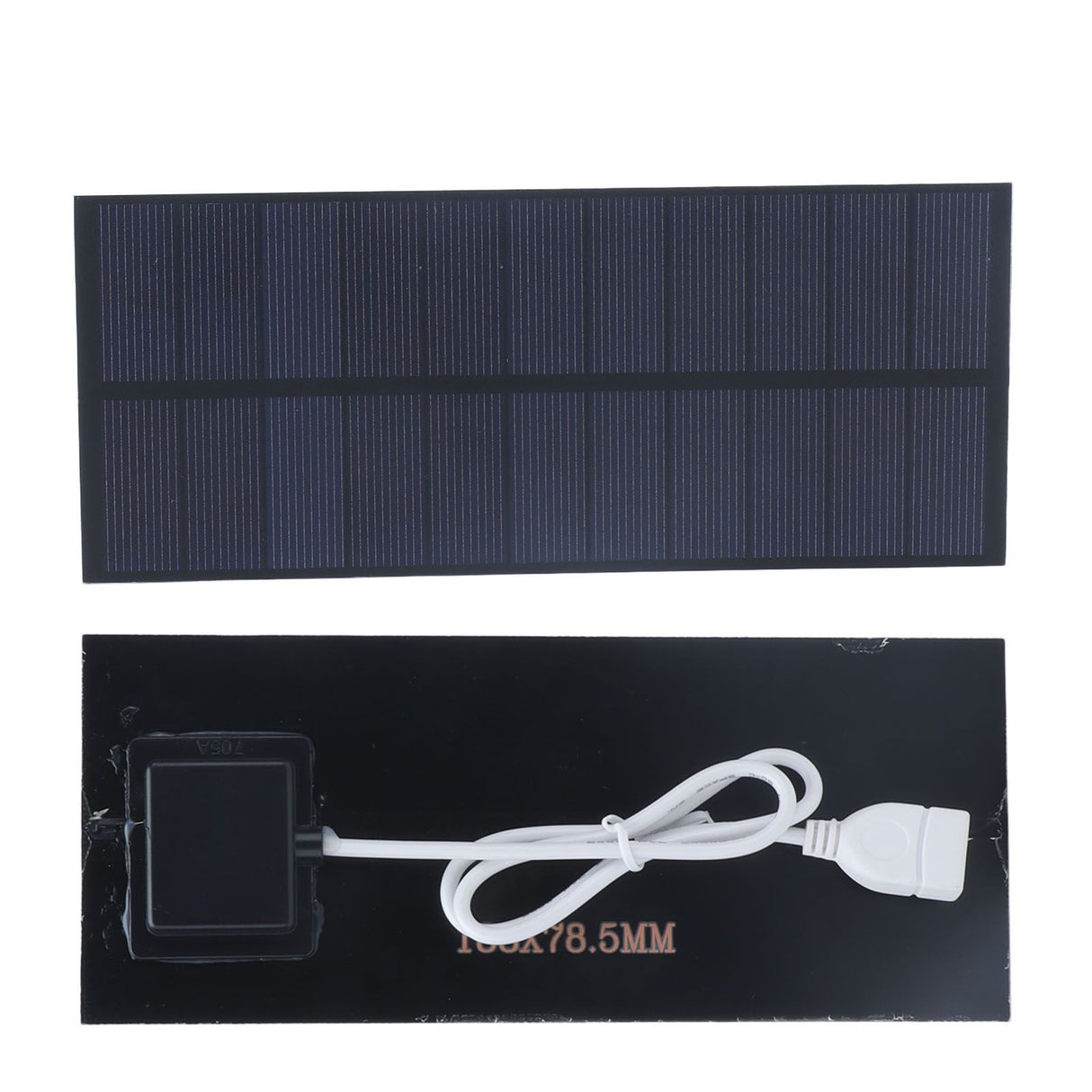 2.5W Solar Panel 188x78.5mm Solar Charging Board 3.7V‑5V Battery Charger High Conversion Efficiency and Portable for Greenhouse and Family