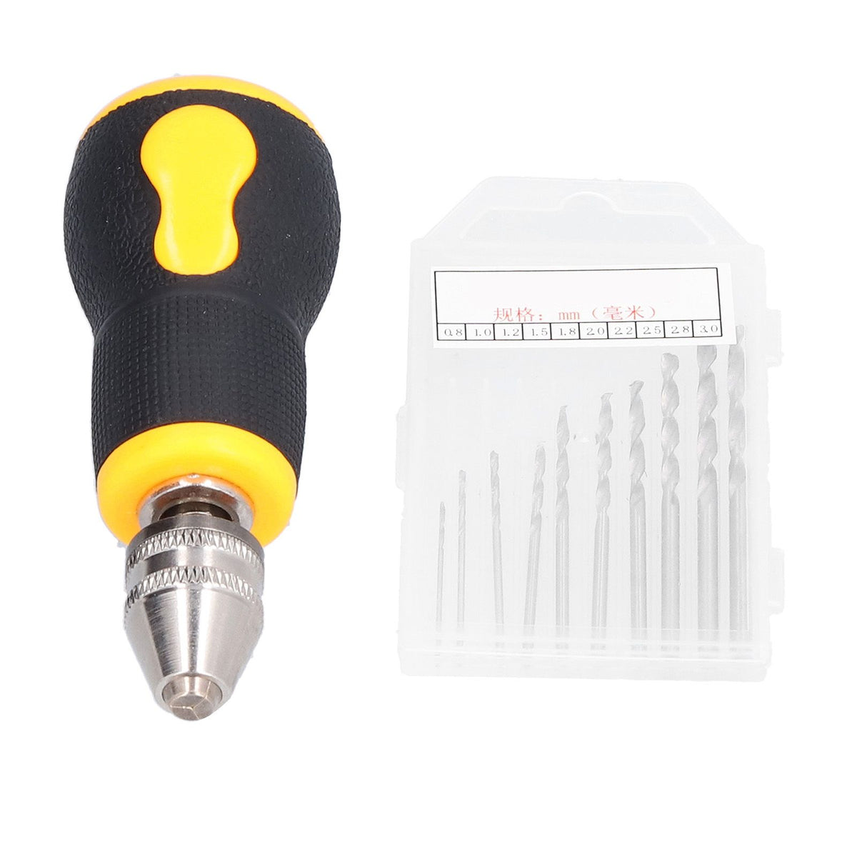 Mini Screwdriver Portable Anti Slip Hand Screwdriver Hand Twist Drill 0.5‑3.2mm Drilling Tool