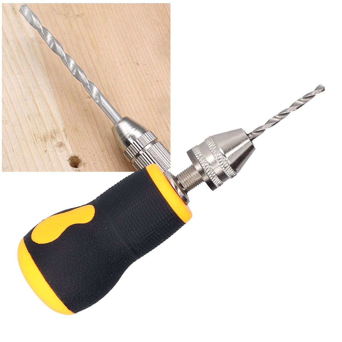 Mini Screwdriver Portable Anti Slip Hand Screwdriver Hand Twist Drill 0.5‑3.2mm Drilling Tool