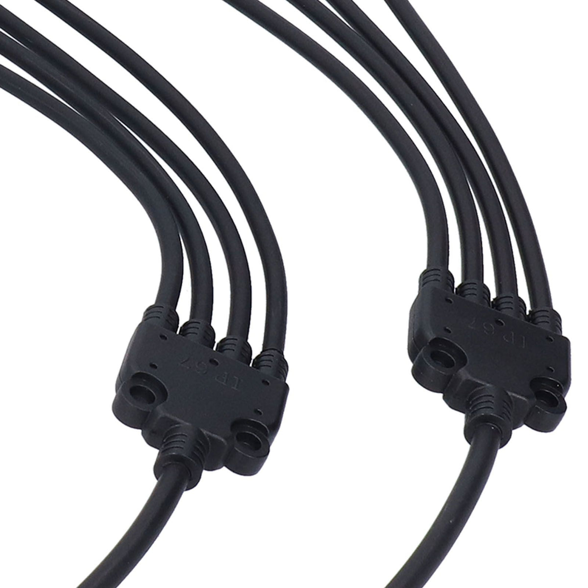 Solar Panel Connector 4 Branch Y Type Parallel Connector Solar Panel Extension Cable PV Wire Adapter
