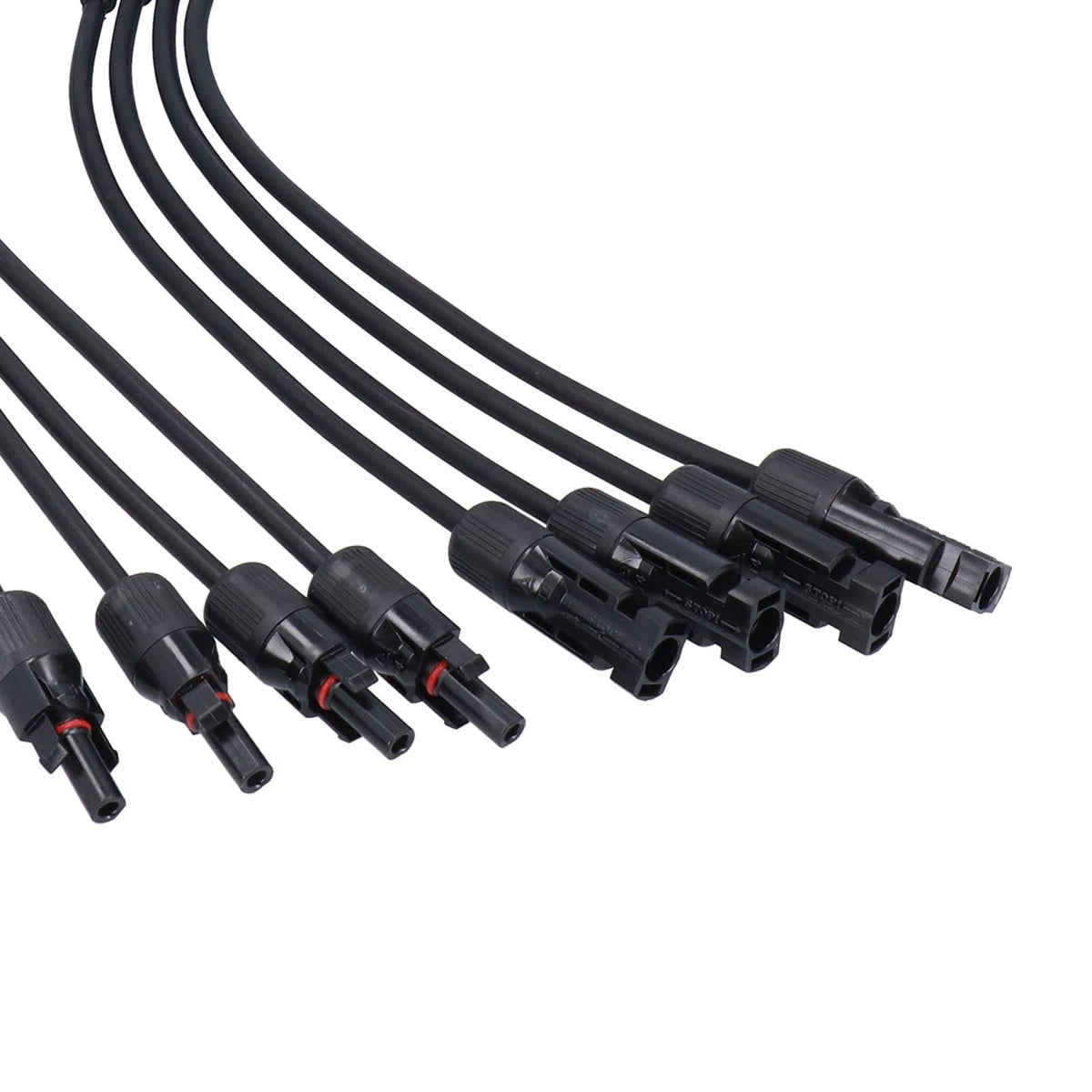 Solar Panel Connector 4 Branch Y Type Parallel Connector Solar Panel Extension Cable PV Wire Adapter