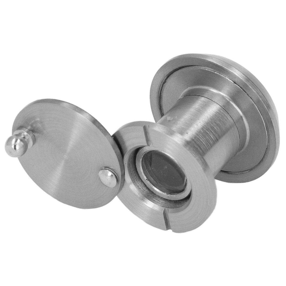 Safety Door Viewer Anti Theft Household Copper Door Viewer Peephole with Back Cover for Home Office Hotel