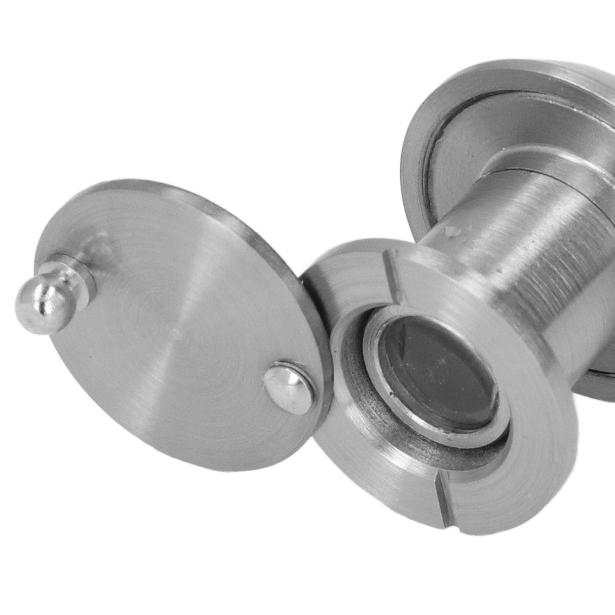 Safety Door Viewer Anti Theft Household Copper Door Viewer Peephole with Back Cover for Home Office Hotel
