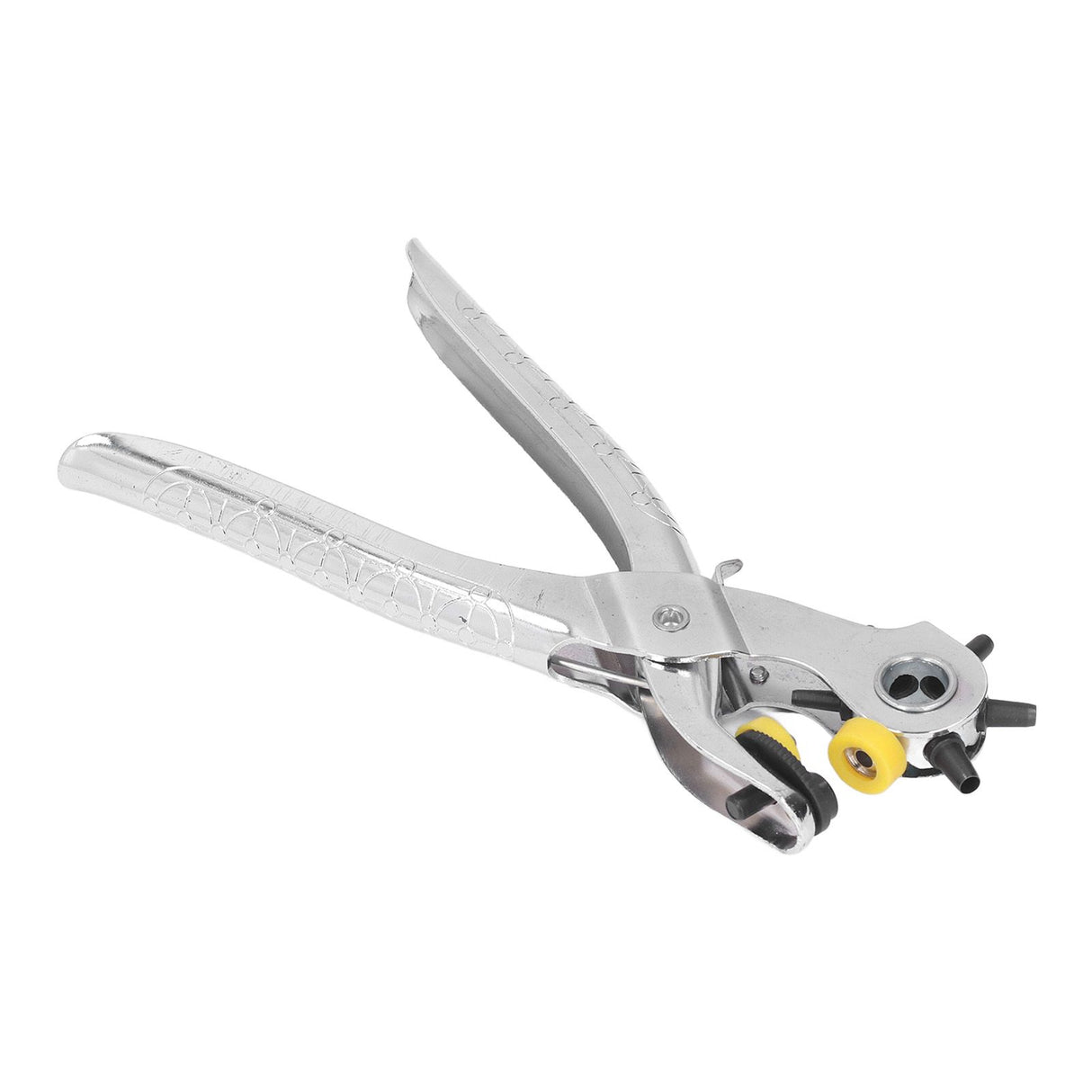 8in Belt Hole Puncher Stainless Steel Sturdy Durable Ergonomic Design Effort Saving Heat Treatment Leather Hole Punch