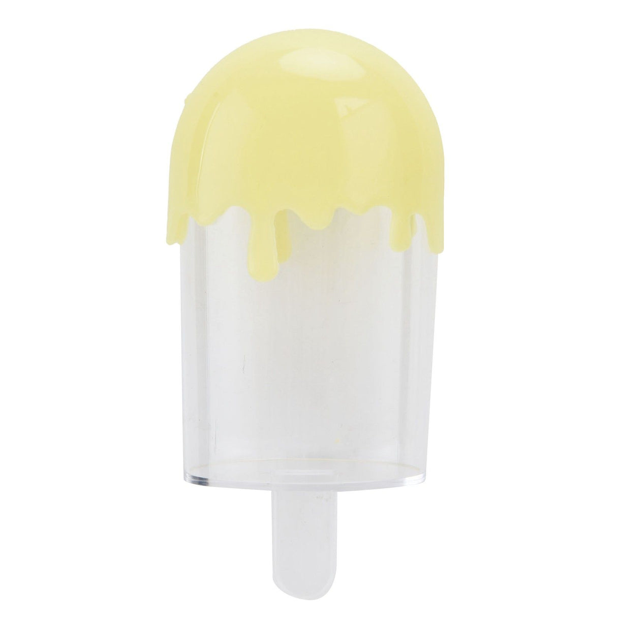 12Pcs Ice Cream Shape Candy Box Plastic Candy Case Container Wedding Party SuppliesYellow