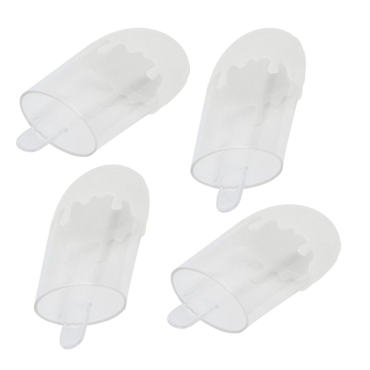 12Pcs Ice Cream Shape Candy Box Plastic Candy Case Container Wedding Party SuppliesWhite