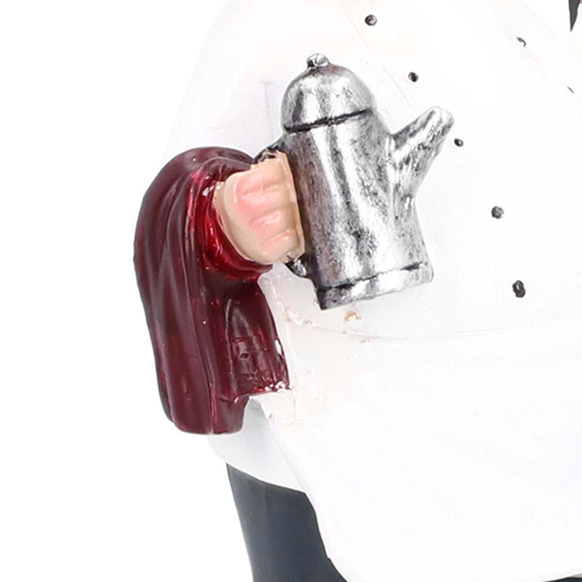 Resin Mustache Chef Figurine Fashion Small Ornaments Message Board Food Shop Hotel Decorations