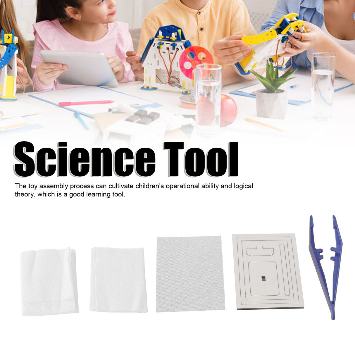 4Set Innovative Science Tool DIY Papermaking Children's Science Experiment Toys for School Student