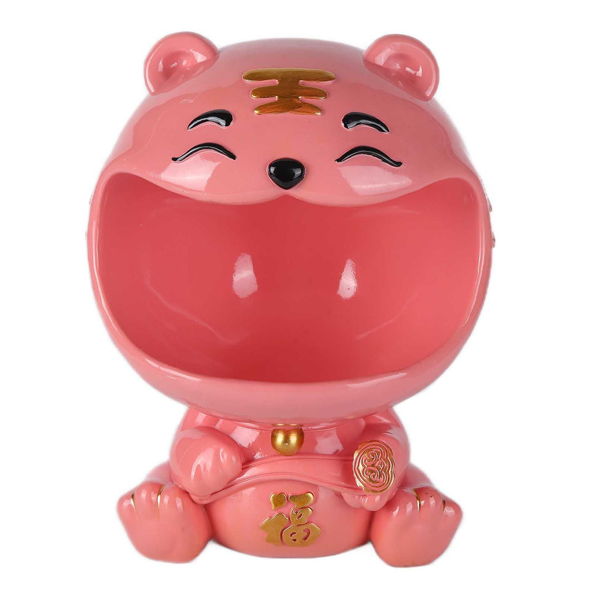 Cut Animal Shaped Key Phone Storage Basket Container Home Entryway Decor Accessory Display MoldPink