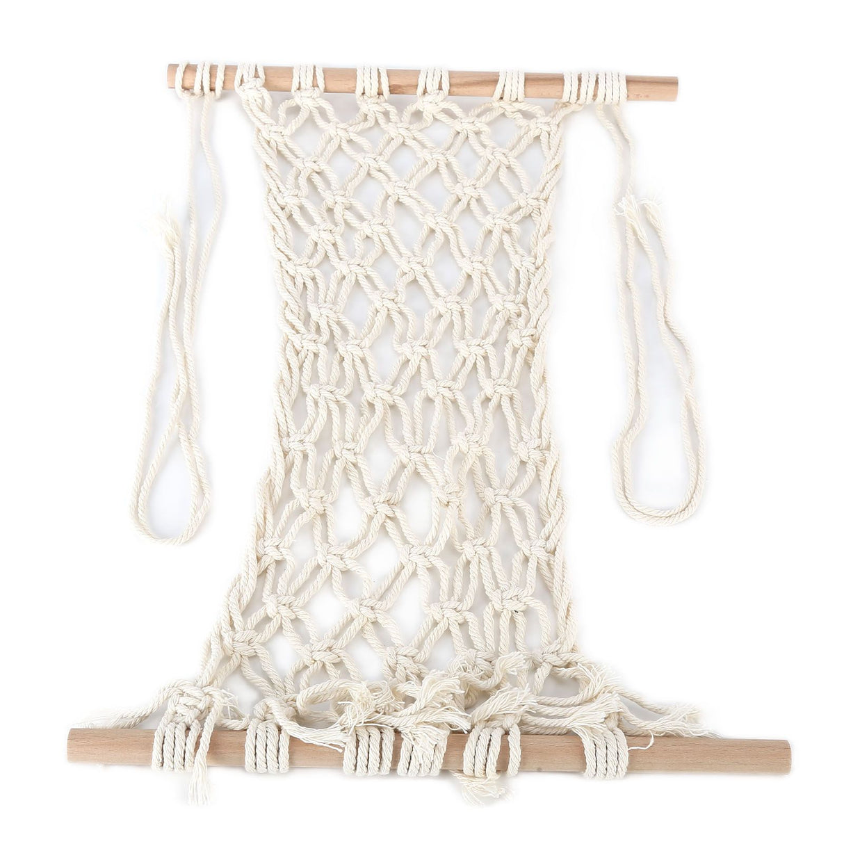 Simple Hanging Fruit Basket Fruit Hammock Holder Net Cotton Rope Hanger for Kitchen Home Decor