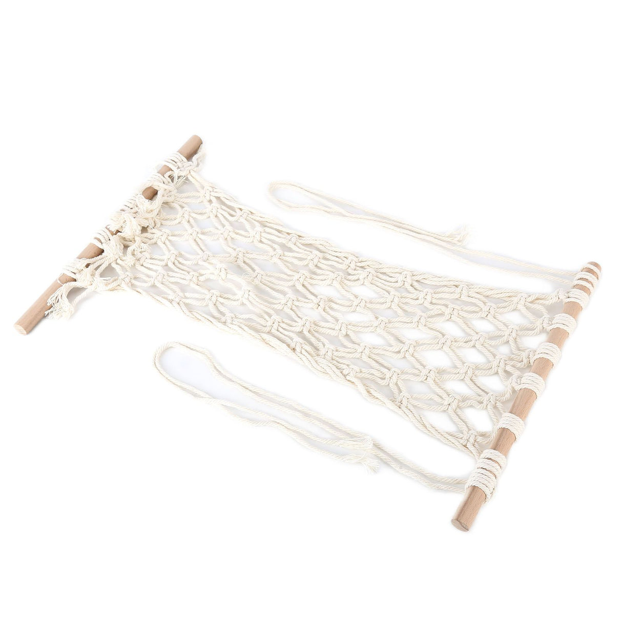 Simple Hanging Fruit Basket Fruit Hammock Holder Net Cotton Rope Hanger for Kitchen Home Decor