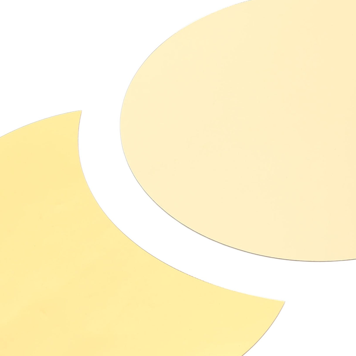 Acrylic Mirror Wall Sticker Sun Half Moon Shape Decorative Background Decal for Home UseGold