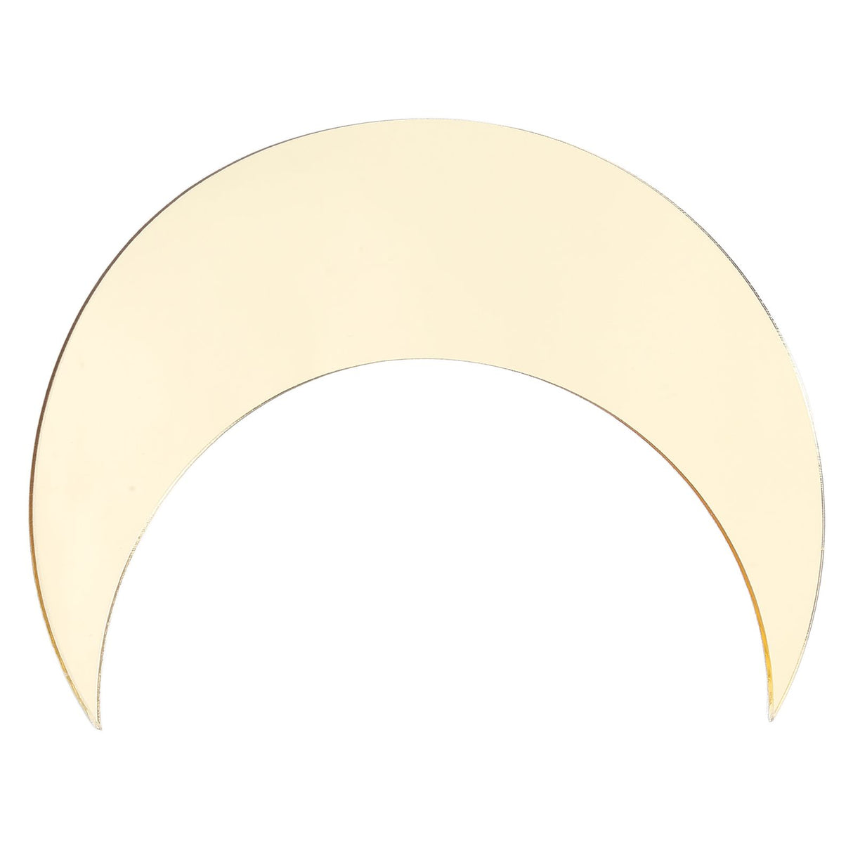 Moon Shape Mirror Wall Sticker Acrylic Decorative Background Decal for Home Office CorridorGold
