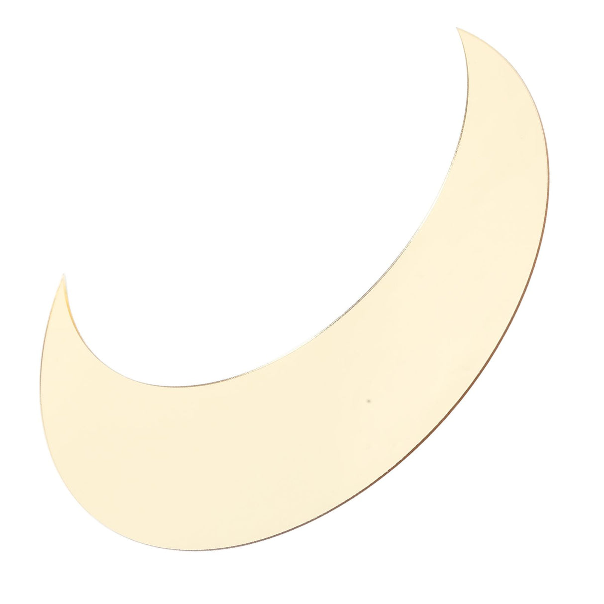 Moon Shape Mirror Wall Sticker Acrylic Decorative Background Decal for Home Office CorridorGold