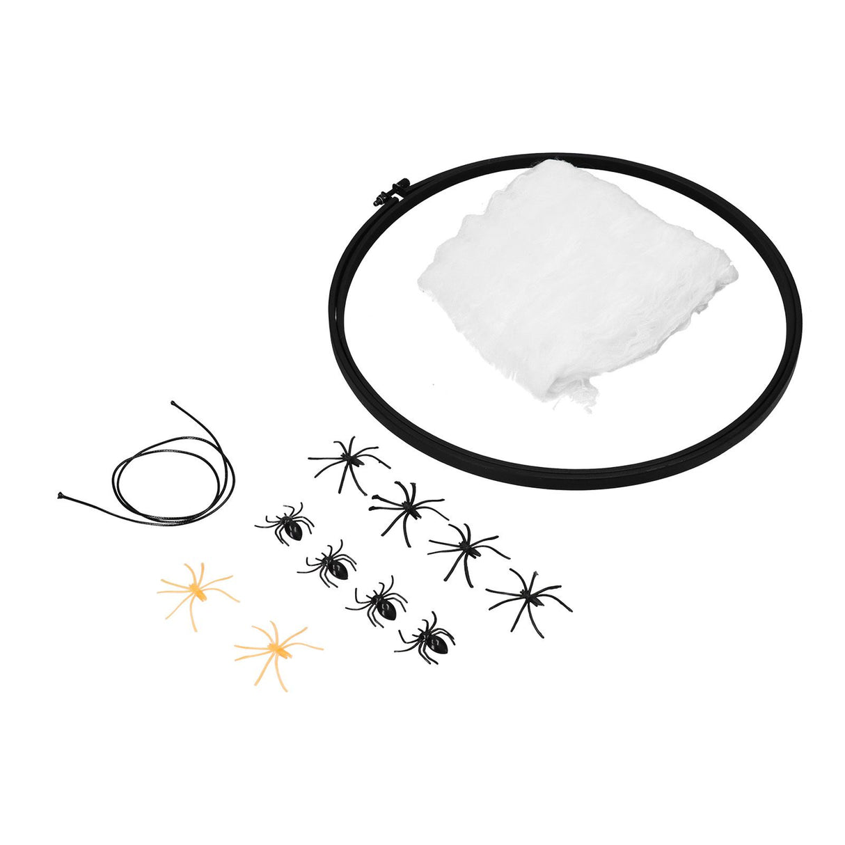 Halloween Embroidery DIY Decorative Cross Stitch Crafts Kit for Home Festival DecorationWithout Bowknot