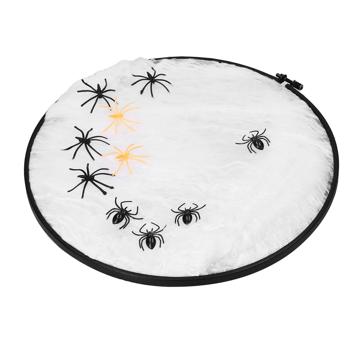 Halloween Embroidery DIY Decorative Cross Stitch Crafts Kit for Home Festival DecorationWithout Bowknot