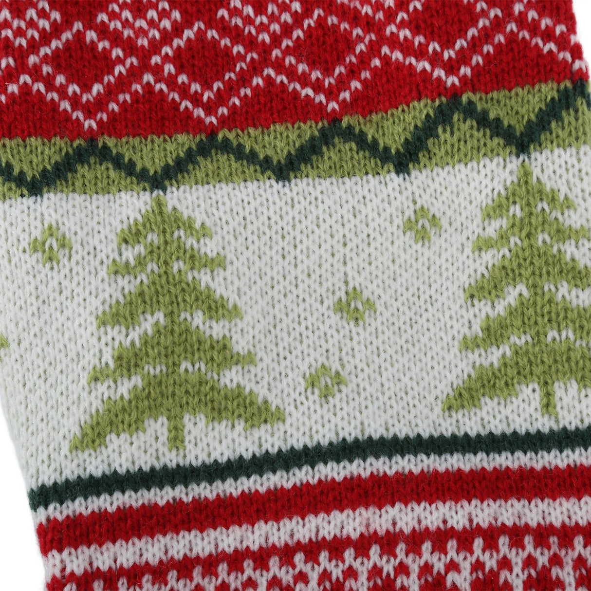 Christmas Decorations Children Sock Ornament Gift Bag Home Decoration for FestivalWhite Rope