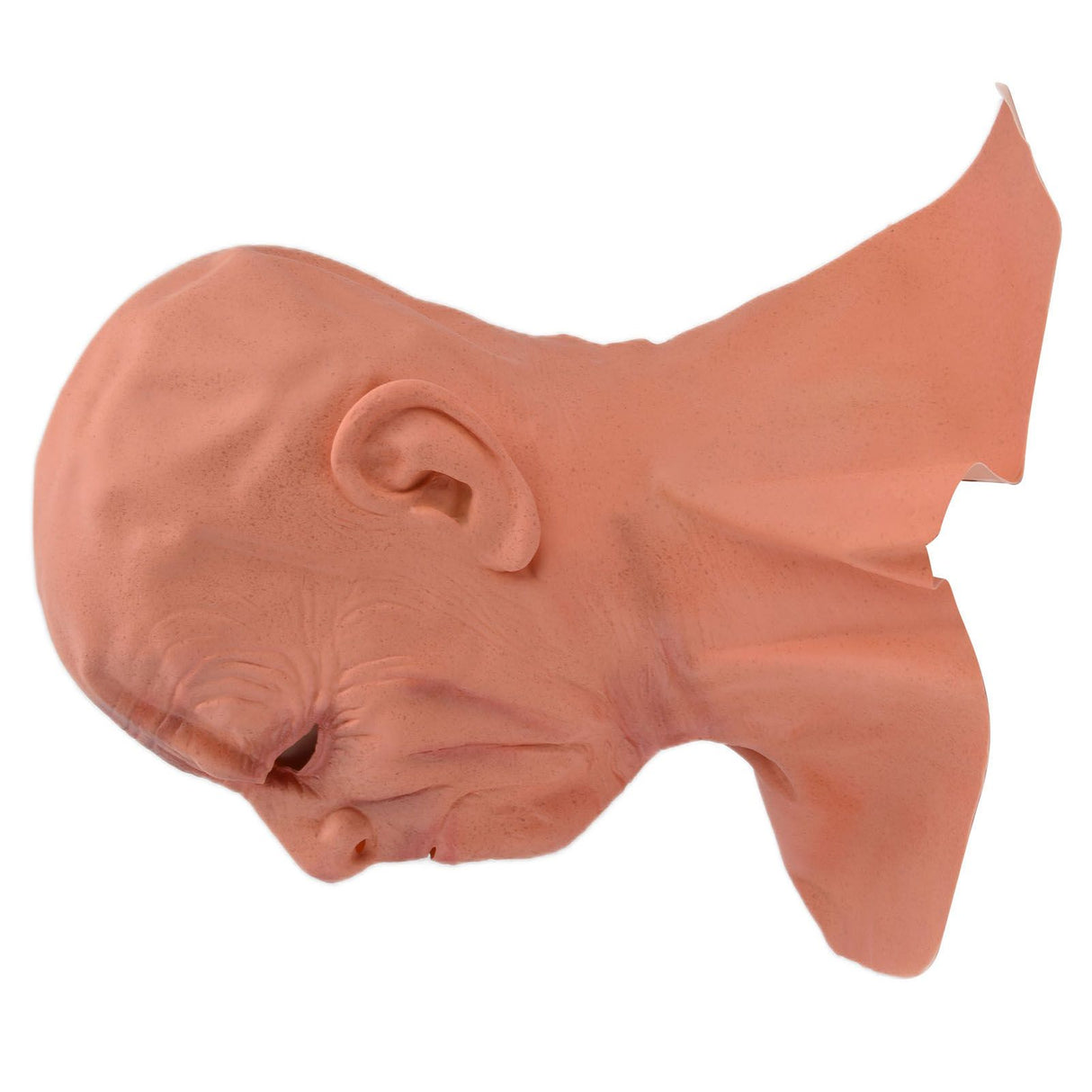 Old Man Mask Scary Halloween Latex Bald Human Head Cover Costume Party Cosplay Props