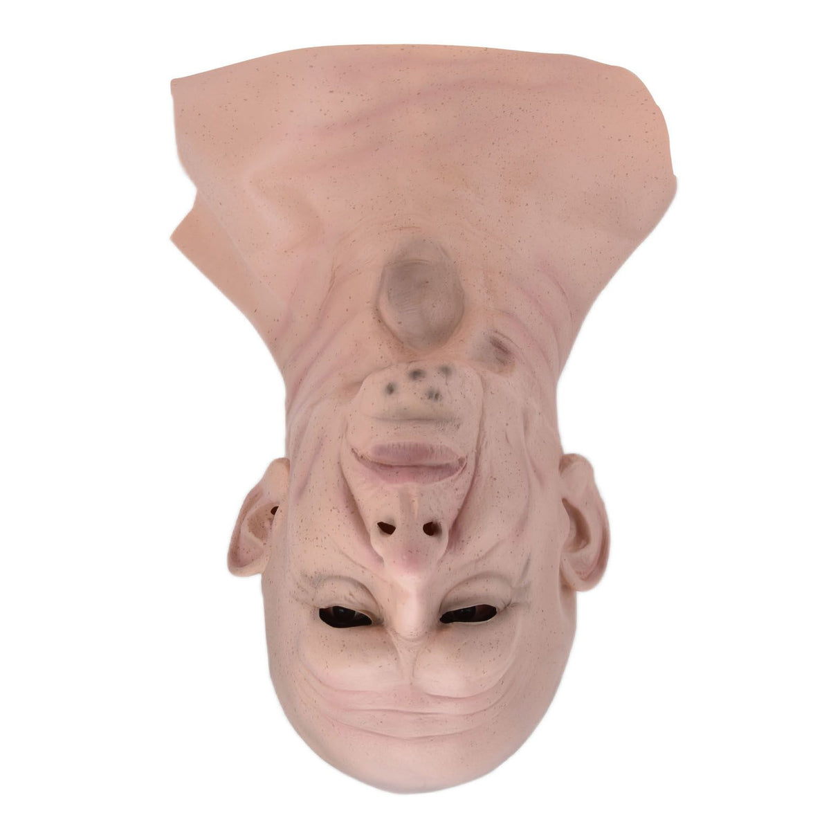 Realistic Bald Head Man Mask Latex Human Face Mask Funny Scary Halloween Costume Cosplay Props