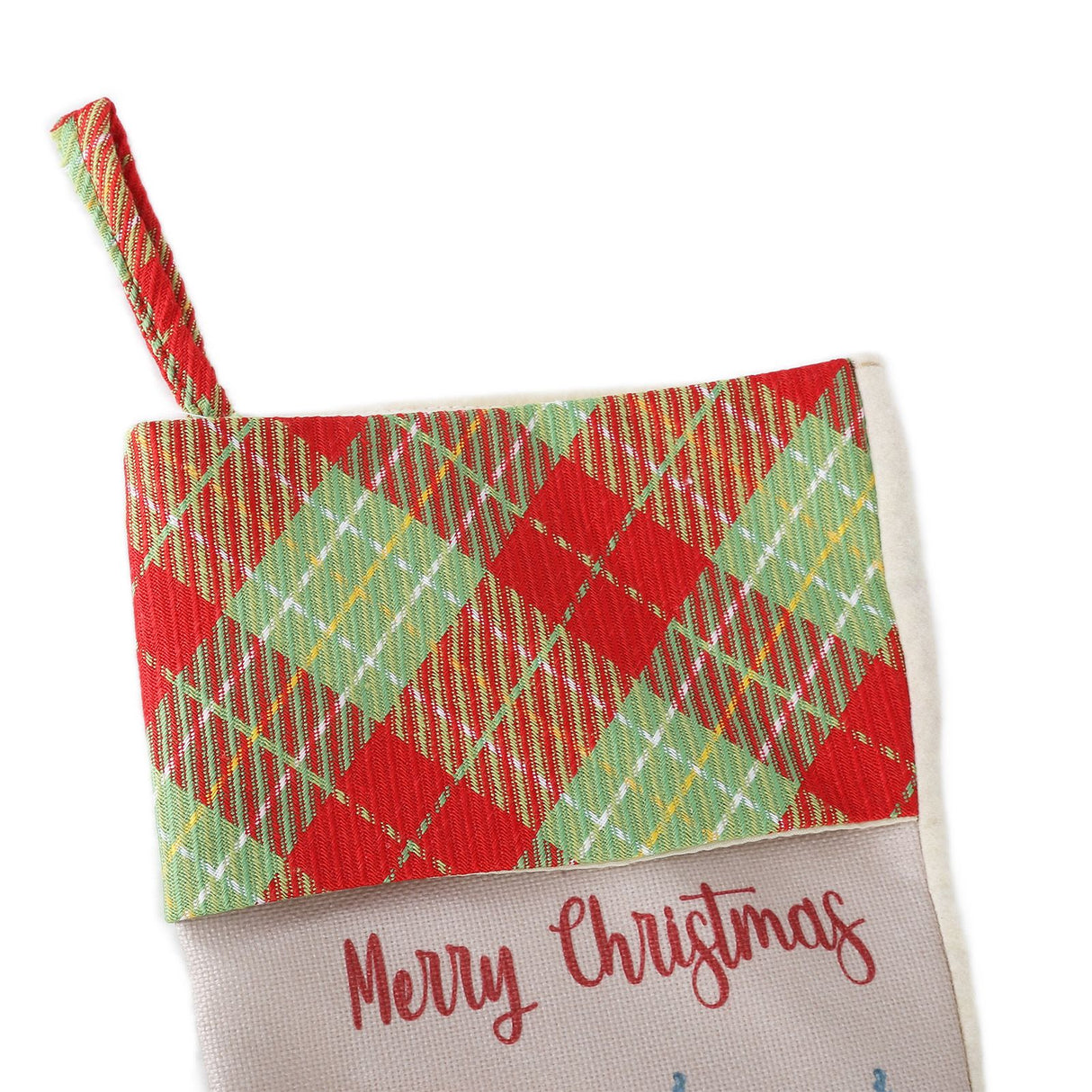 Christmas Decorative Sock Faceless Doll Pattern Children's Gift Bag for Festival Costume PartyRed Hat