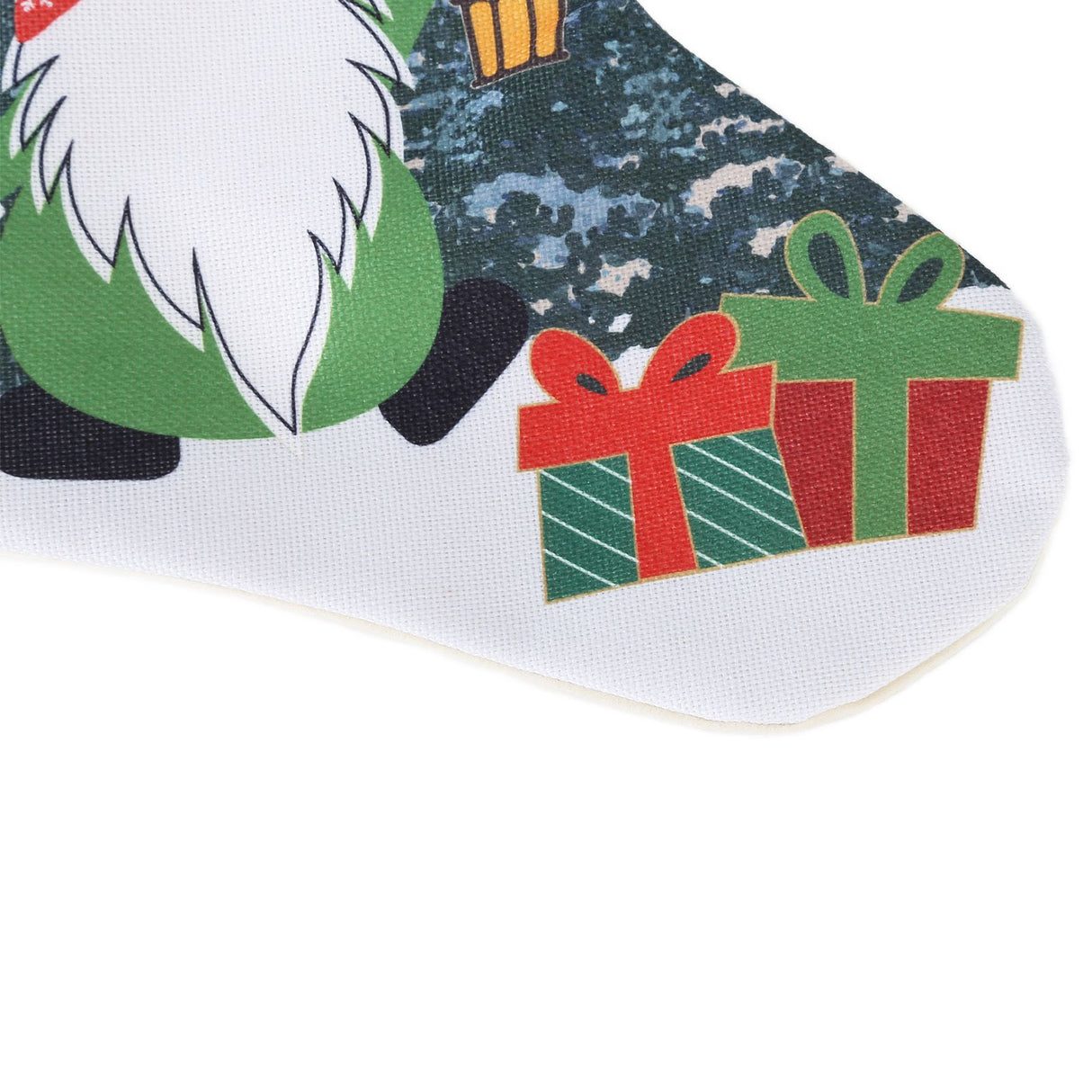 Christmas Decorative Sock Faceless Doll Pattern Children's Gift Bag for Festival Costume PartyRed Hat