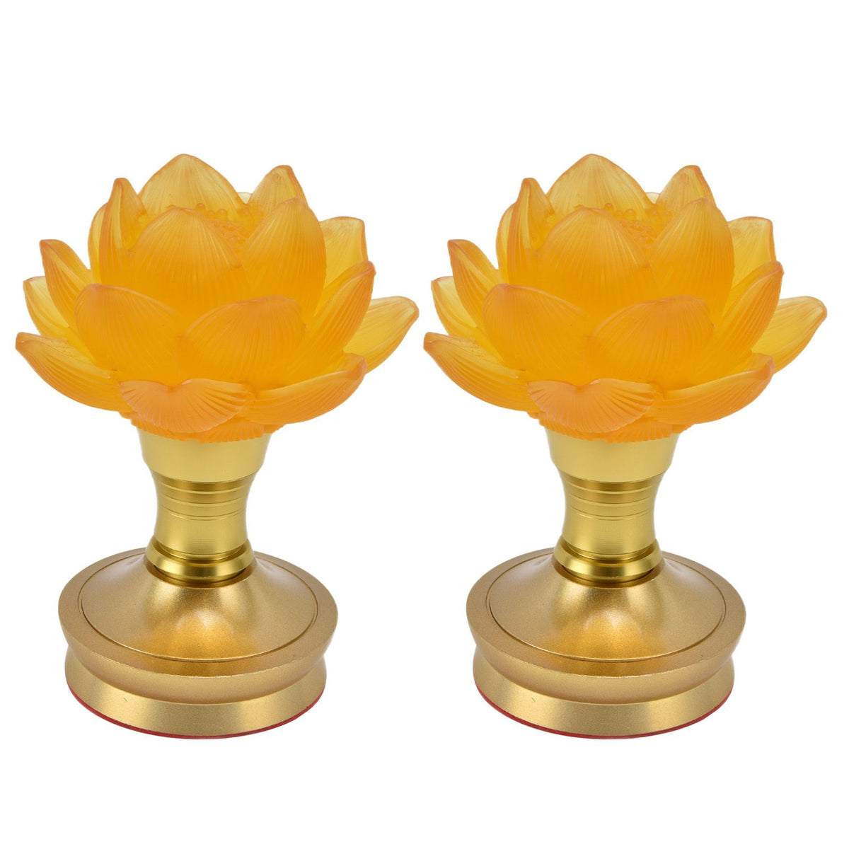 2 Set LED Buddhist Light 3 Color Adjustment Buddha Lamp Plug In Flower Light for Home Buddhist SupplyAU Plug 100-240V
