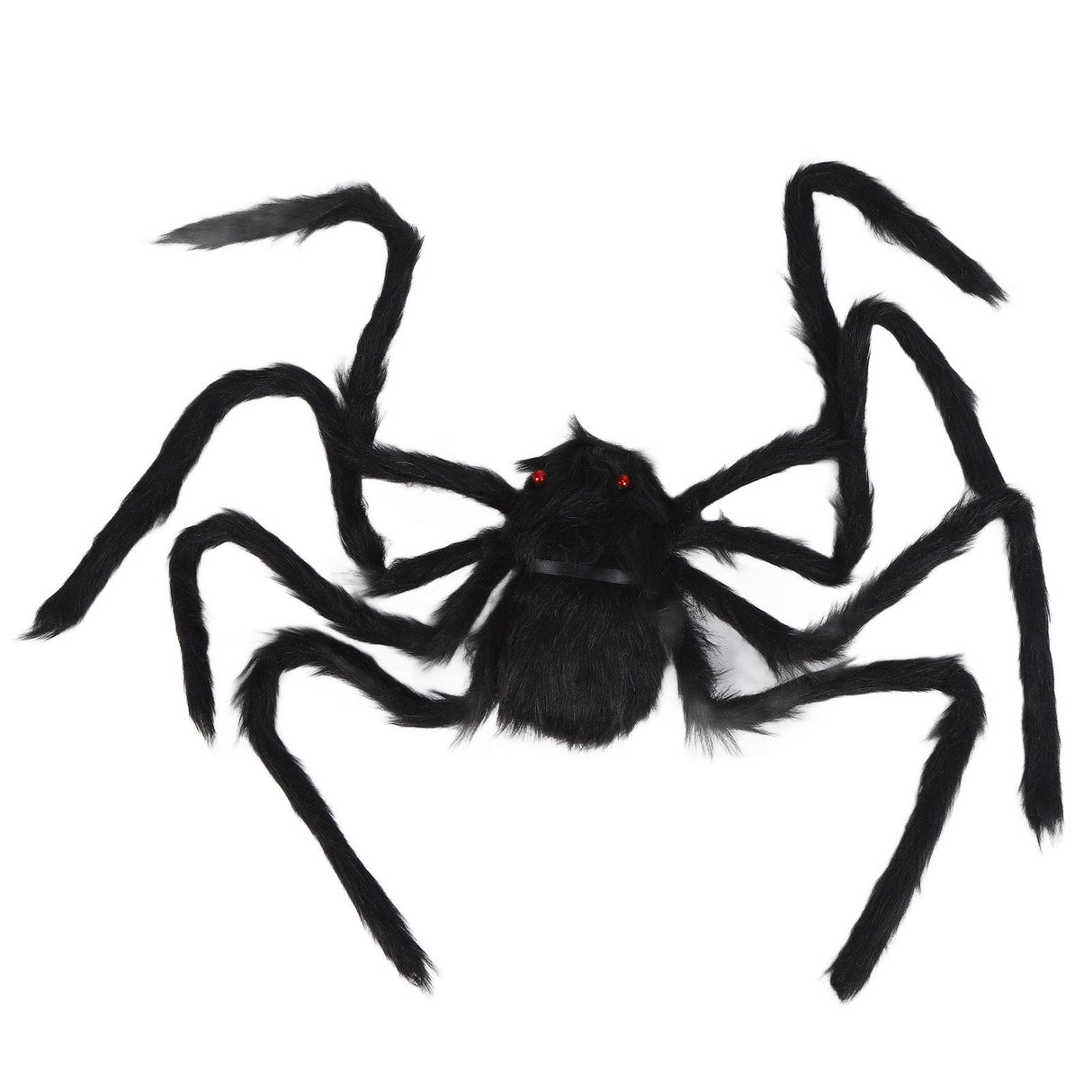 Spiders Halloween Decor Terrible Reusable Black Giant Spider Halloween Decoration for Indoor Outdoor90cm