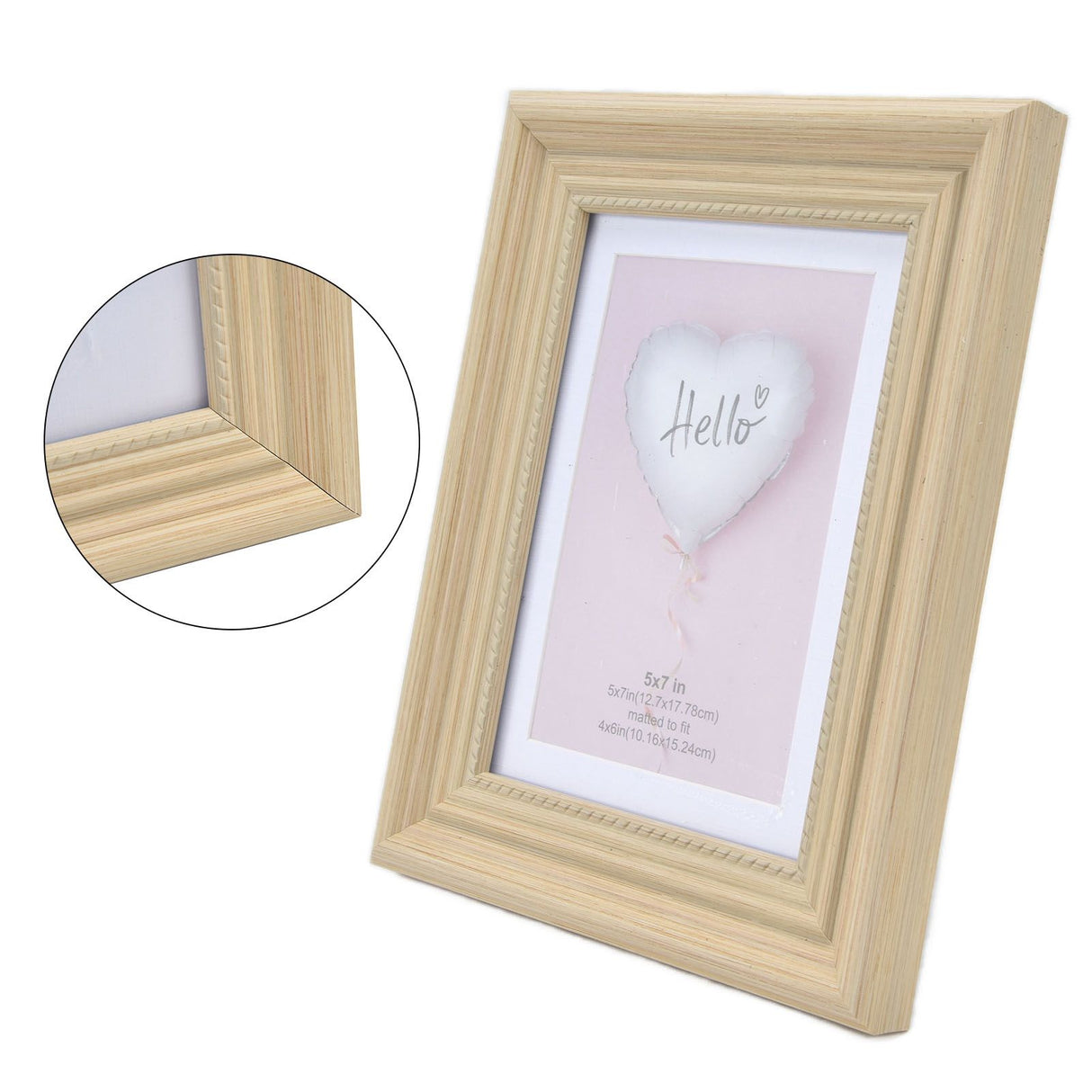 Modern Photo Frame Wooden Color Innovative Display Picture Frame for Home Office BedroomM